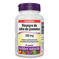 مكمل خل التفاح (Apple Cider Vinegar) لدعم الهضم، 500 ملغ - 90 كبسولة