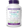 ويبر ناتشورالز (Webber Naturals) كولاجين 30 مع بيوتين، لدعم البشرة والشعر والأظافر، أقراص - 120 قرص