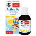 قطرات أكتيف د3 (Active D3 Drops) من دوبل هيرز (Doppel herz) لدعم صحة العظام والمناعة - 10 مل