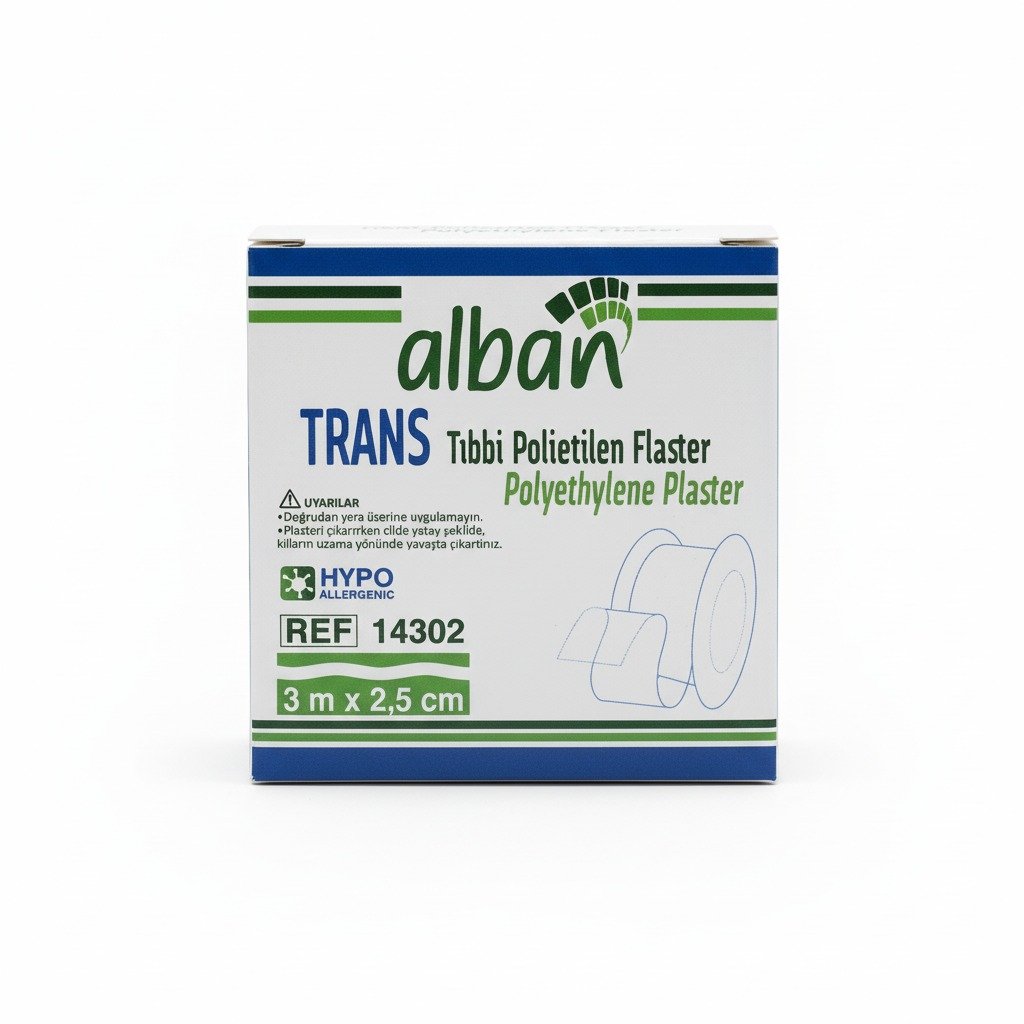 لصقة لاصقة <<ألبان>> (Alban) للعناية الموضعية من ألبان - 3x2.5 سم