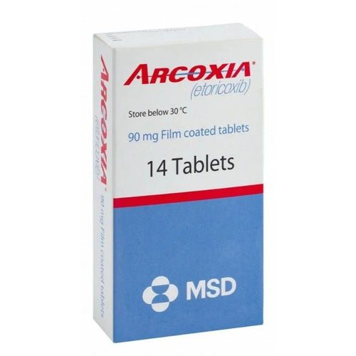 أركوكسيا (Arcoxia) أقراص، مضاد للالتهابات ومسكن للألم، 90 ملغ