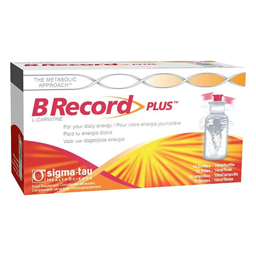 أمبولات <<بي ريكورد بلس>> (B record plus) لتعزيز الطاقة وتقليل التعب من <<ألفاسيغما>> (Alfasigma)