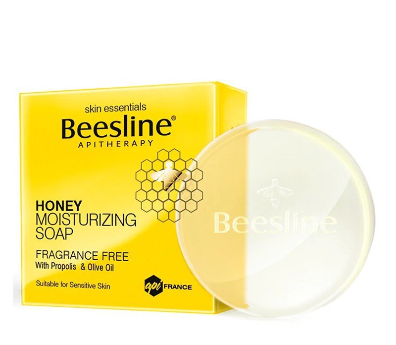بيزلين (Beesline) صابون العسل المرطب، تنظيف لطيف وترطيب عميق وتغذية، قالب صابون