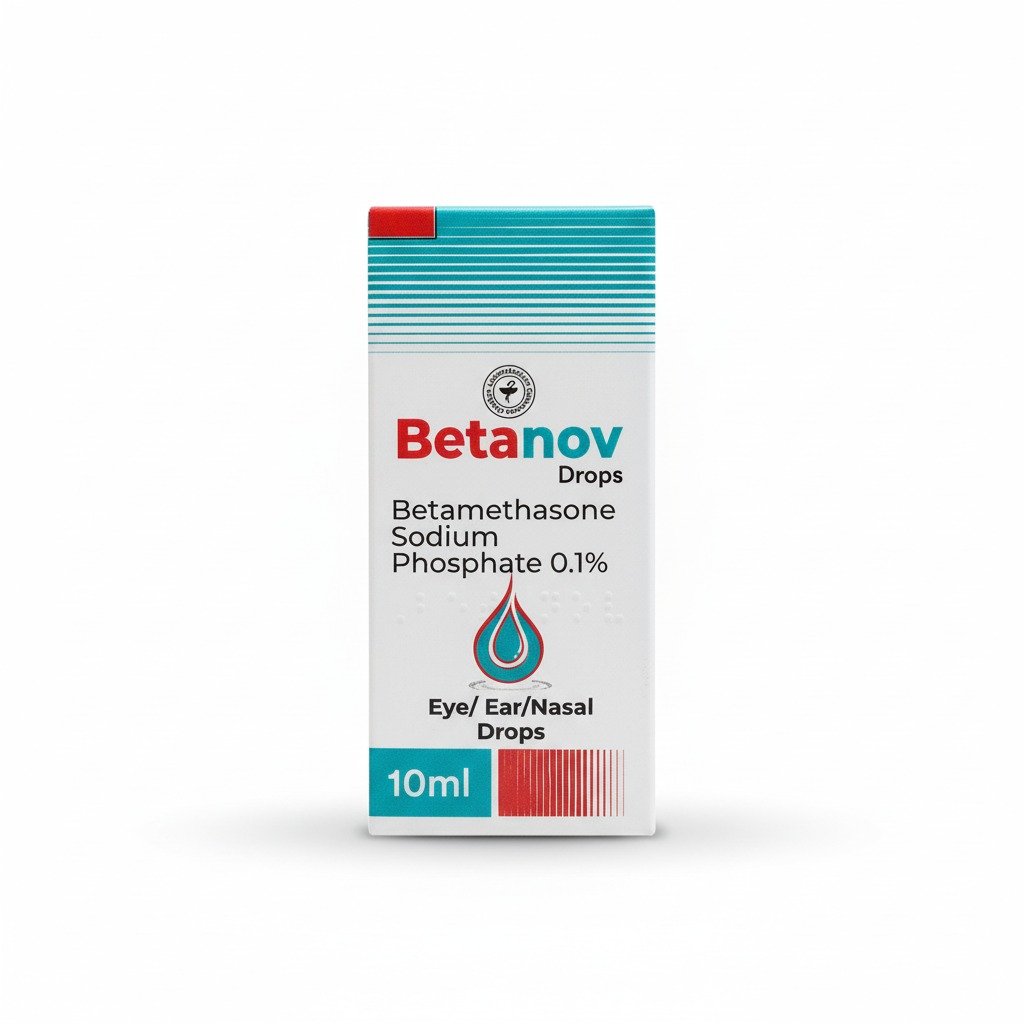بيتانوف (Betanov) قطرات للعين، مضادة للالتهاب والحساسية، 0.1% - 10 مل