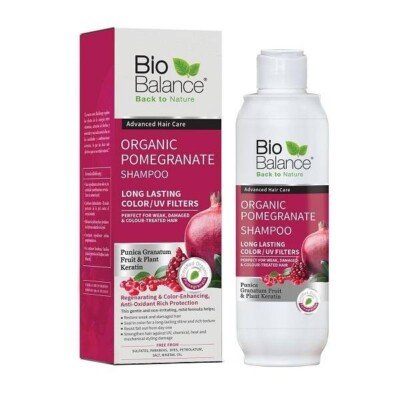 بيو بالانس (BioBalance) شامبو الرمان، حماية مضادة للأكسدة وتنشيط الشعر، شامبو