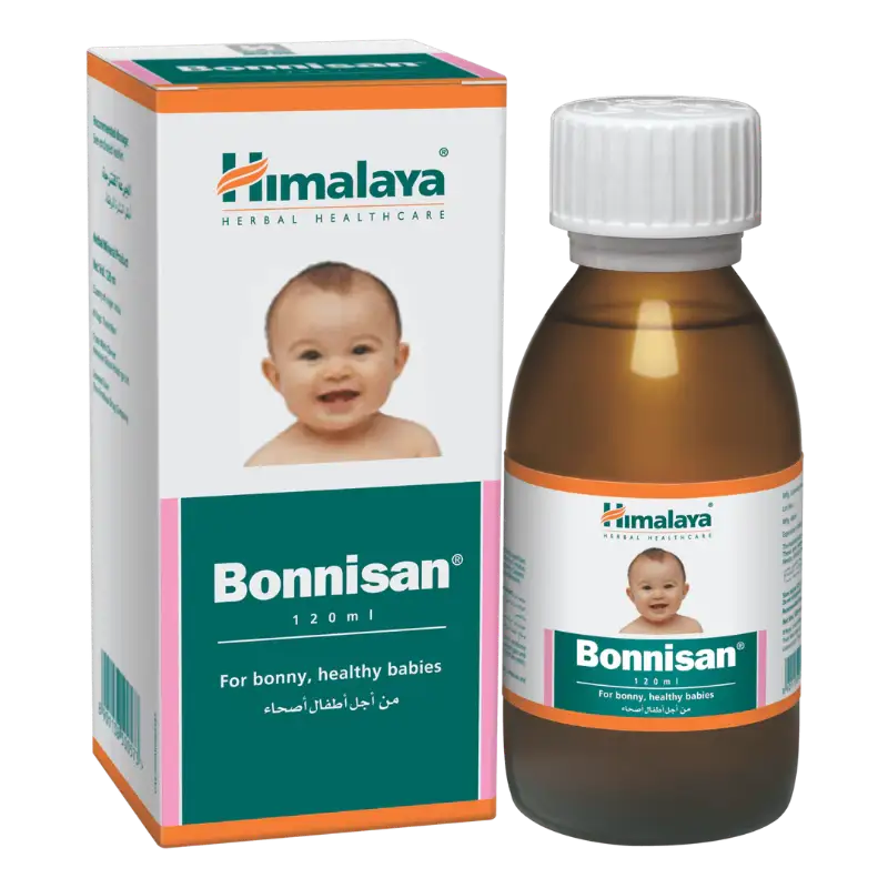 هملايا (Himalaya) بونيسان مساعد هضمي عشبي للرضع، يخفف المغص والغازات، شراب - 120 مل