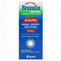 براون (Brawn) بروزولين مزيل احتقان الأنف للكبار، لتخفيف الاحتقان السريع، قطرات أنف، 0.1%