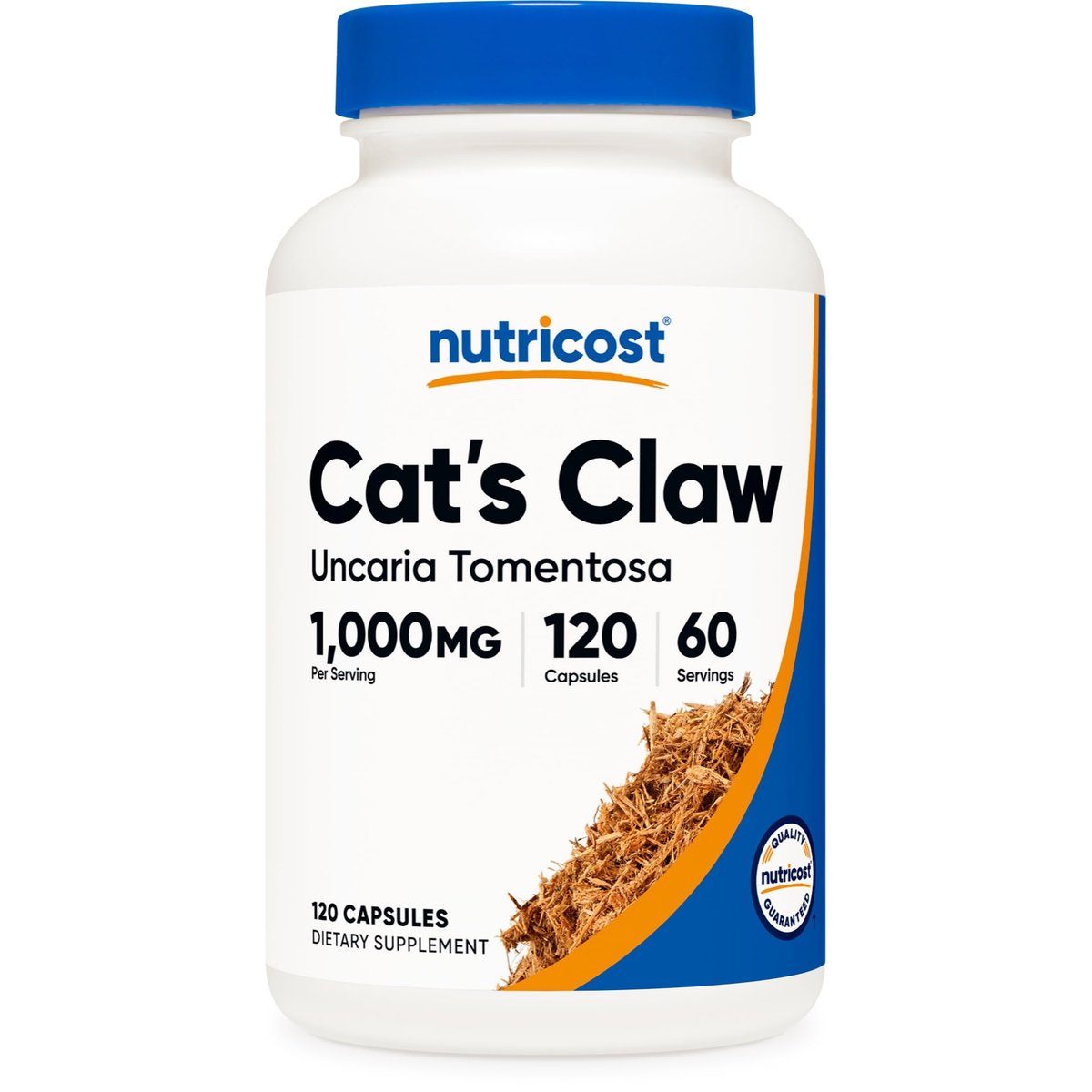 نوتريكوست (Nutricost) مخلب القط، لدعم المناعة ومضاد للالتهابات، كبسولات 1000 ملغ - 120 كبسولة