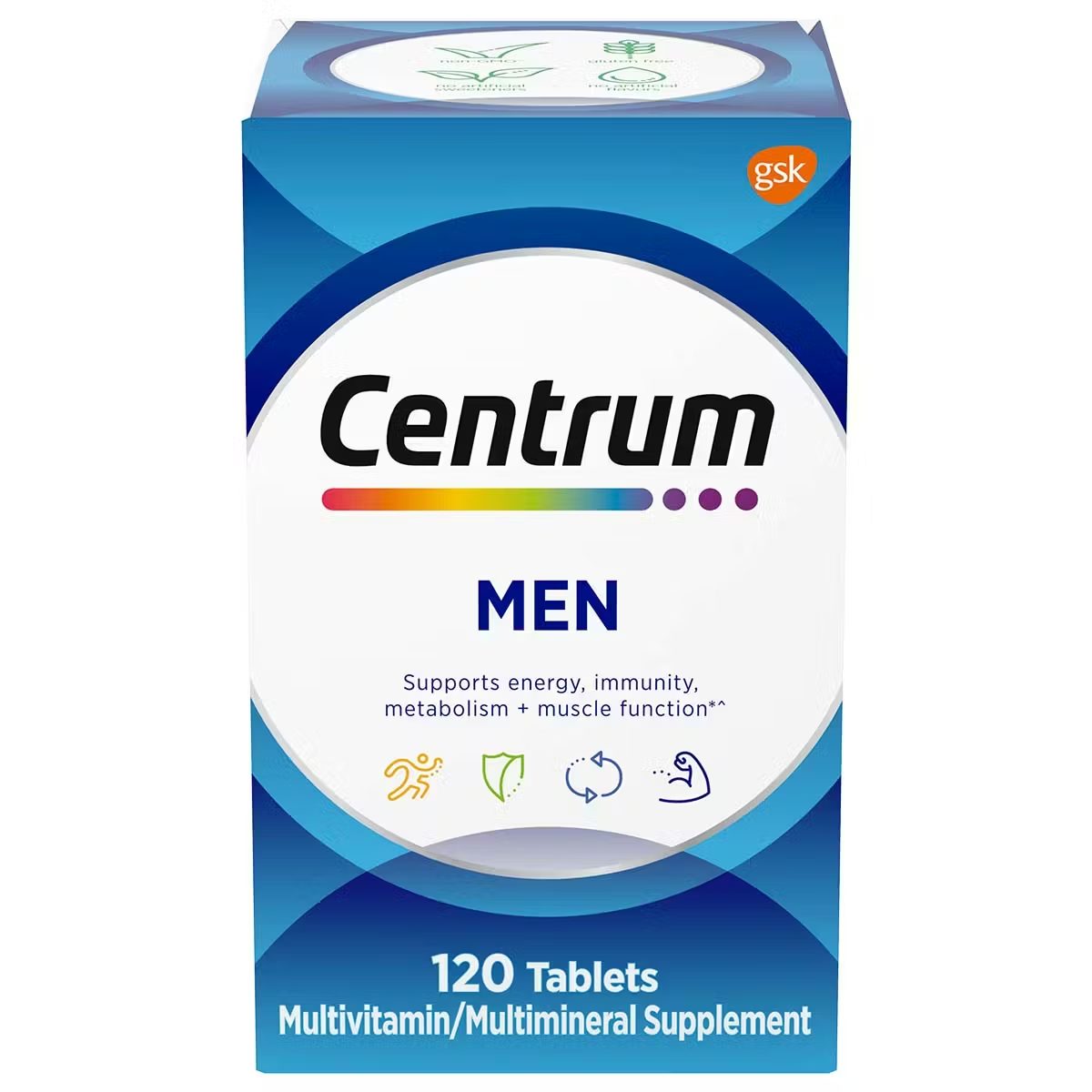 سنتروم (Centrum) مالتي فيتامين للرجال، أقراص - 120 قرص