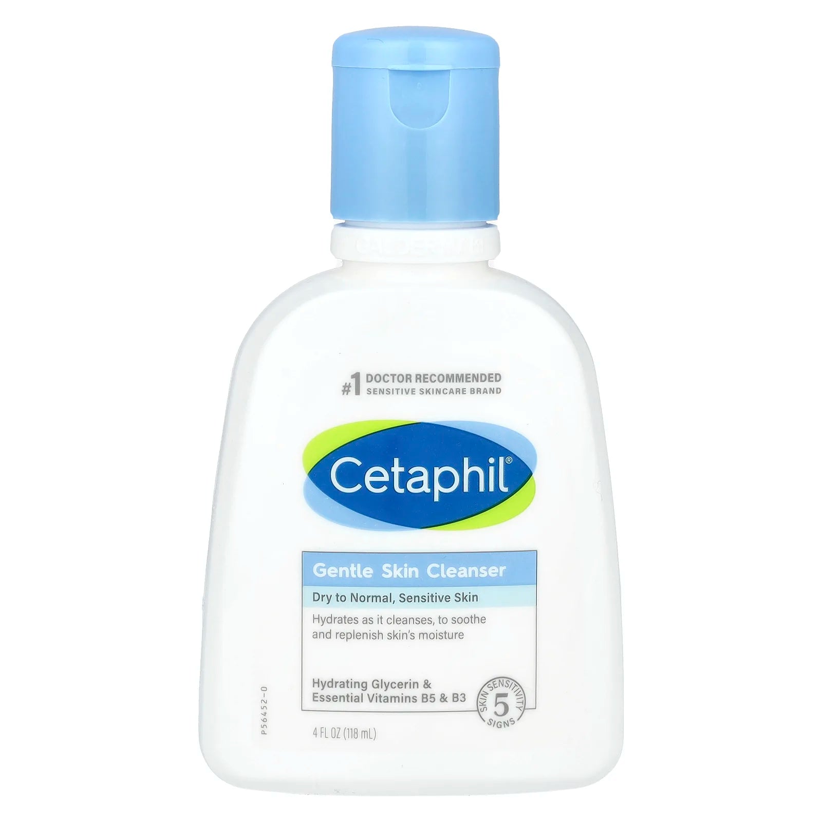 سيتافيل (Cetaphil) غسول لطيف للبشرة، منظف ومرطب للوجه والجسم، سائل - 118 مل