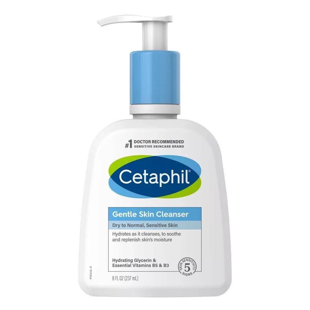 سيتافيل (Cetaphil) غسول لطيف للبشرة الجافة والعادية، غسول سائل