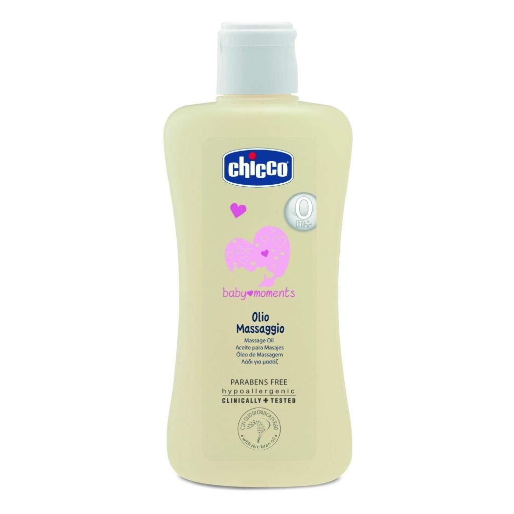 شيكو (Chicco) زيت مساج للأطفال، مرطب لطيف، زيت - 200 مل