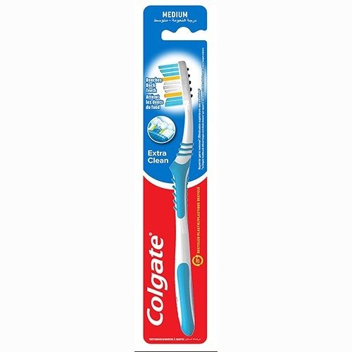 كولجيت (Colgate) فرشاة أسنان إكسترا كلين، شعيرات متوسطة