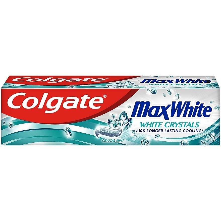 كولجيت (Colgate) ماكس وايت كريستالات التبييض، معجون أسنان لتبييض الأسنان - 100 مل