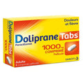 دوليبران (Doliprane) باراسيتامول لتخفيف الألم وخفض الحمى، أقراص، 1000 ملغ