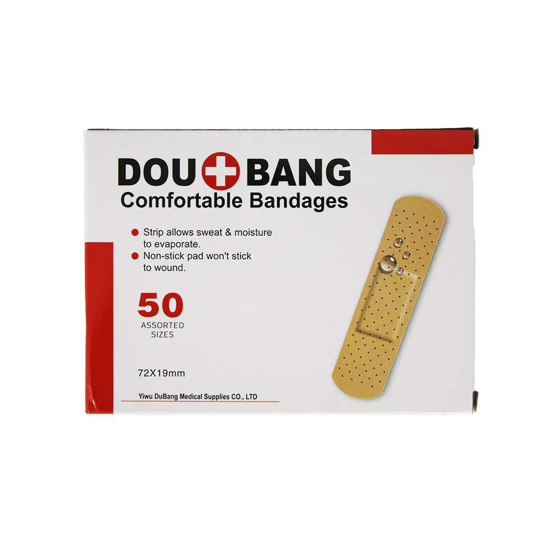 دوبانغ (Dubang) ضمادات مريحة، للإسعافات الأولية وحماية الجروح - 50 قطعة