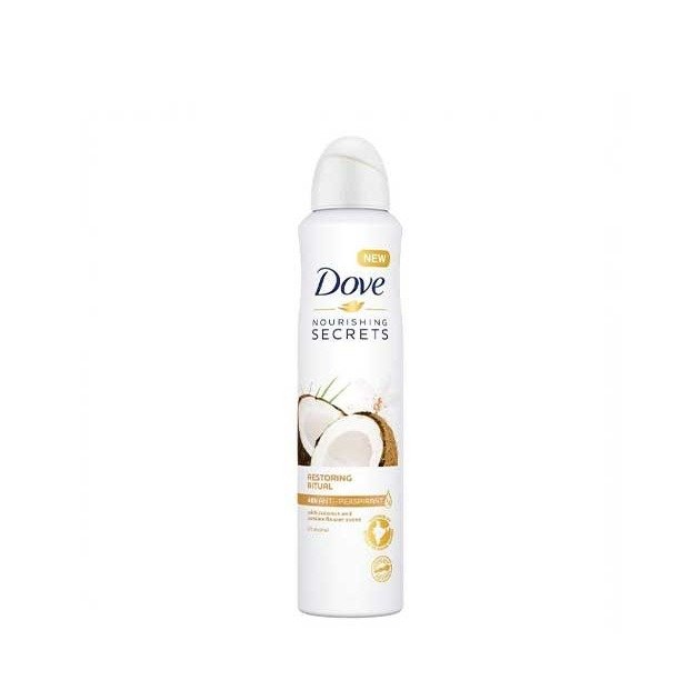 دوف (Dove) بخاخ مزيل العرق ومضاد للتعرق، حماية فعالة ضد التعرق والرائحة - 250 مل