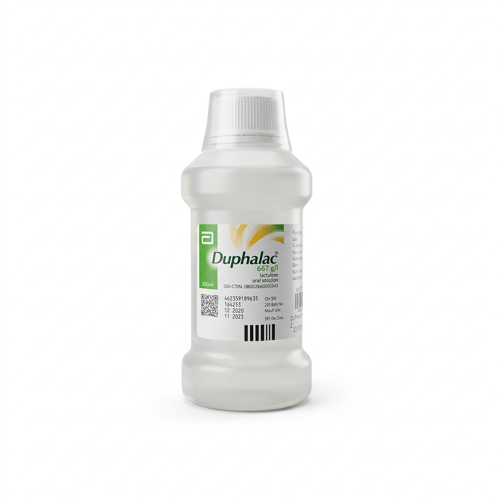 دوبالاك (Duphalac) شراب اللاكتولوز لتخفيف الإمساك، 667 جم/لتر - 300 مل