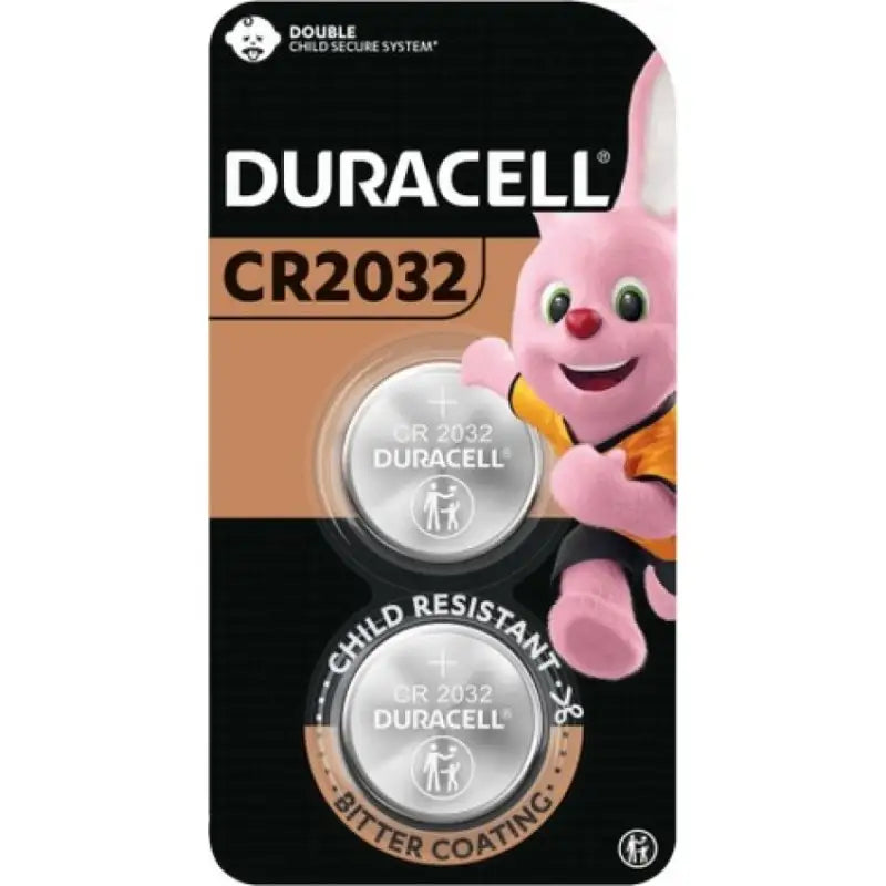 دوراسيل (Duracell) بطارية ليثيوم قرصية 2032، طاقة موثوقة وطويلة الأمد للأجهزة الإلكترونية الصغيرة - 2 قطعة