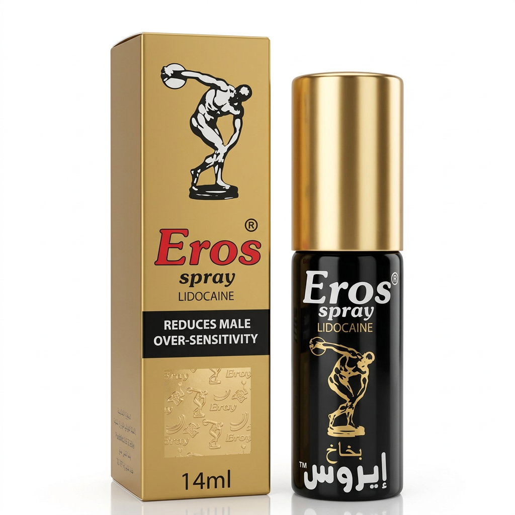 إيروس (Eros) بخاخ تأخير، مخدر موضعي للرجال - 14 مل