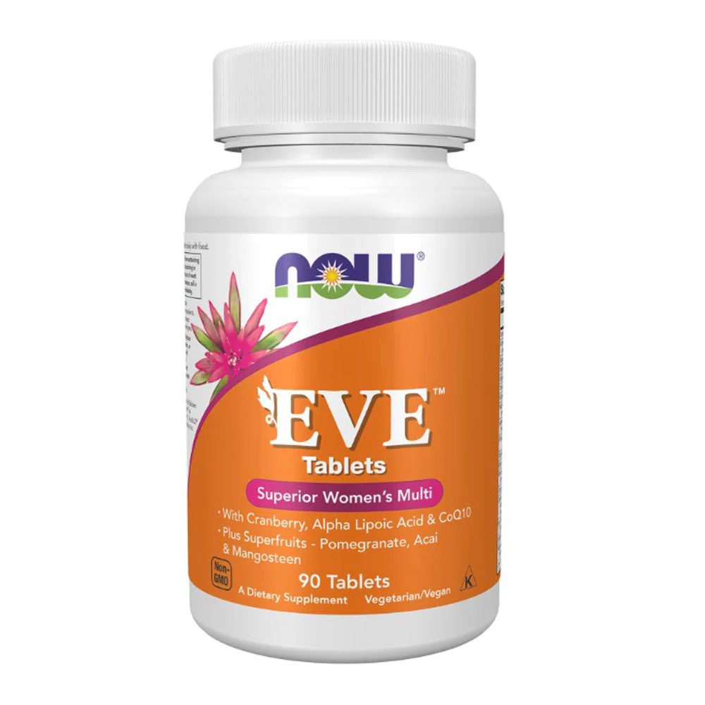NOW إيف (Eve) فيتامين سي، دي، وزنك، ومغنيسيوم، أقراص