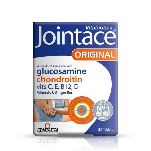 فيتابيوتكس (Vitabiotics) جوينتاس أوريجينال مكمل لصحة المفاصل، يدعم المرونة وصيانة الغضاريف، أقراص - 30 قرص