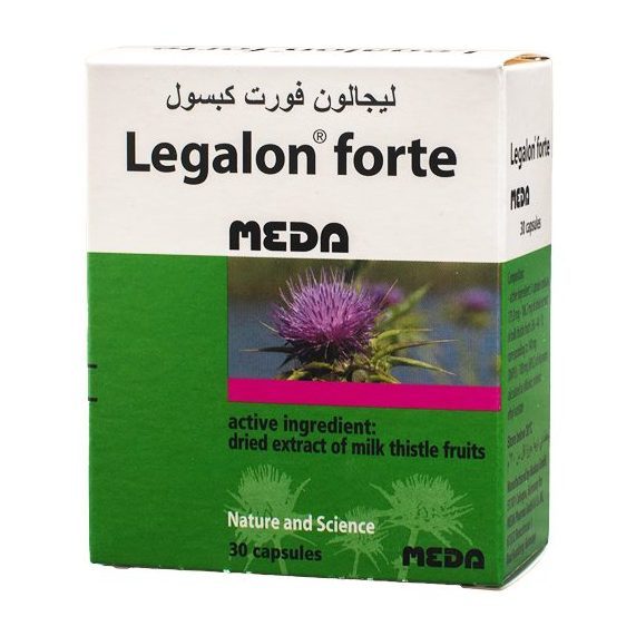 ليجالون فورتي (Legalon) لدعم وظائف الكبد، كبسولات - 30 كبسولة
