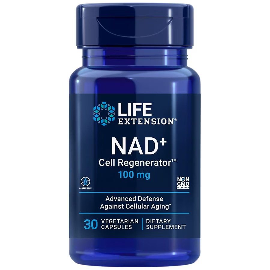 لايف إكستنشن (Life Extension) NAD+ لتجديد الخلايا، يدعم طاقة الخلايا والتمثيل الغذائي، كبسولات، 100 ملغ - 30 كبسولة
