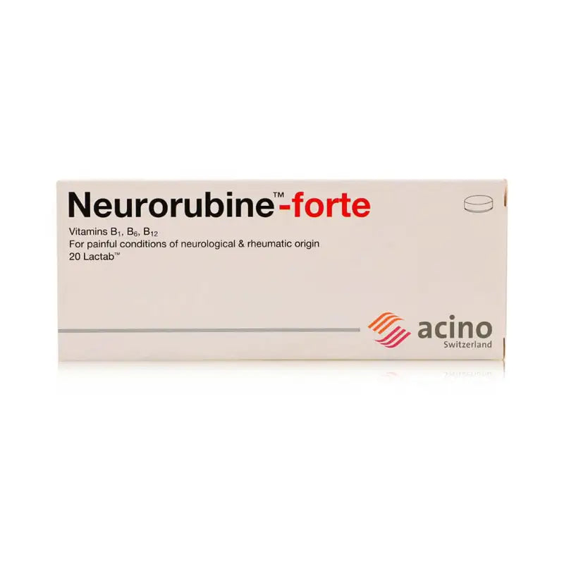 نيوروروبين فورتي (Neurorubine Forte) لدعم الأعصاب، أقراص - 20 قرص