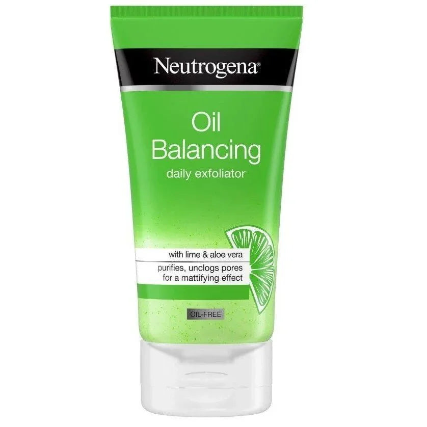 نيوتروجينا (Neutrogena) مقشر يومي لموازنة الزيوت، ينظف بعمق ويتحكم بالزيوت - 150 مل