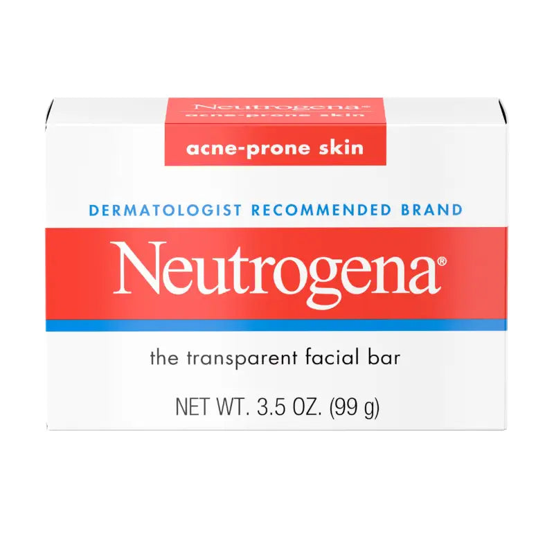 نيوتروجينا (Neutrogena) صابونة الوجه الشفافة، تنظيف لطيف للبشرة - 100 غم