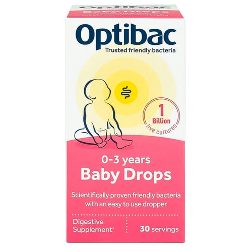 أوبتي باك (Optibac) قطرات بروبيوتيك للأطفال 0-3 سنوات، لدعم صحة الجهاز الهضمي، 30 حصة