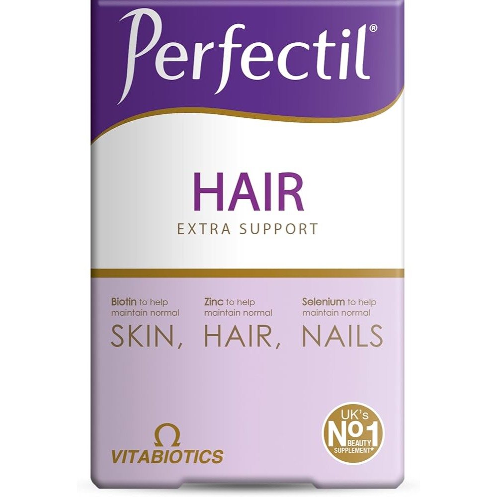 فيتابيوتكس (Vitabiotics) بيرفكتيل هير مكمل غذائي لدعم صحة الشعر والبشرة والأظافر، أقراص - 60 قرص