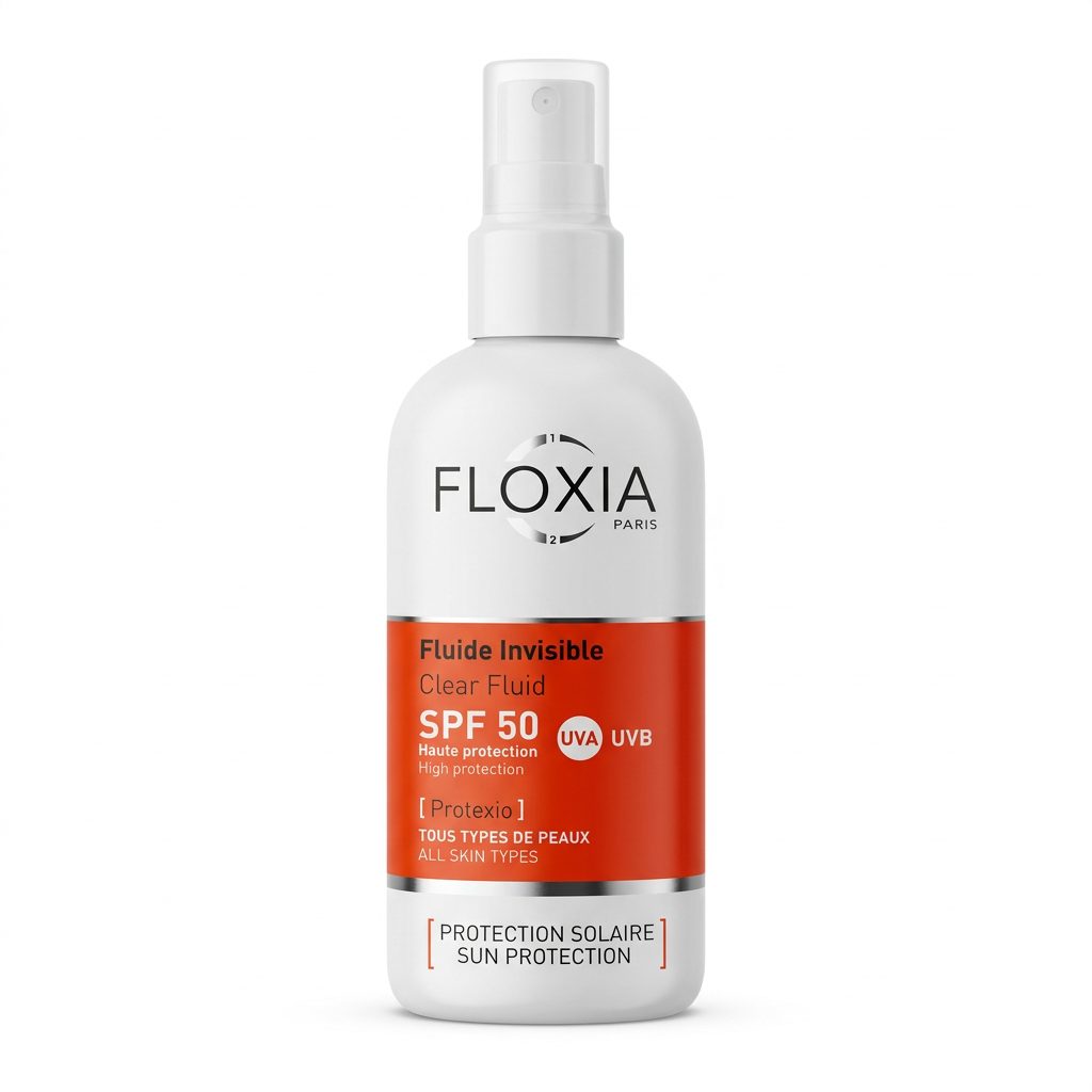 فلوكسيا (Floxia) بروتكسيو فلويد إنفيزيبل SPF50، حماية عالية جداً واسعة الطيف من الشمس، سائل - 100 مل