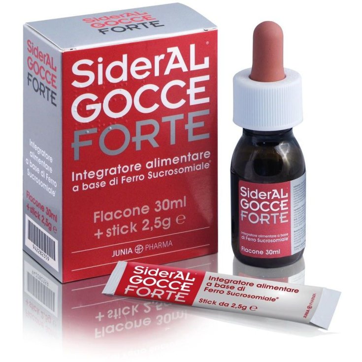 سيدرال (SiderAl) قطرات مكمل الحديد، للرضع والأطفال لعلاج نقص الحديد - 30 مل