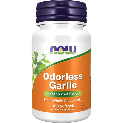 NOW فودز (NOW Foods) ثوم عديم الرائحة، كبسولات - 100 كبسولة