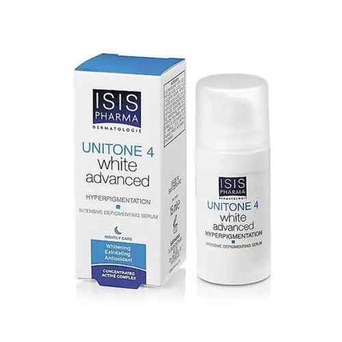 آي سيس فارما (ISIS Pharma) يونيتون 4 وايت ادفانسد، علاج فرط التصبغ والبقع الداكنة، كريم - 15 مل