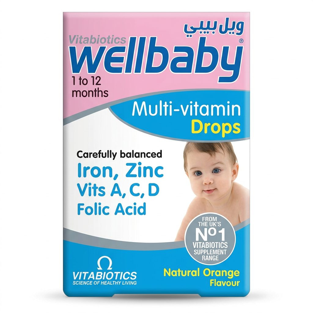 فيتابيوتكس (Vitabiotics) ويل بيبي قطرات فيتامينات ومعادن متعددة لدعم النمو الصحي للرضع والأطفال - 30 مل