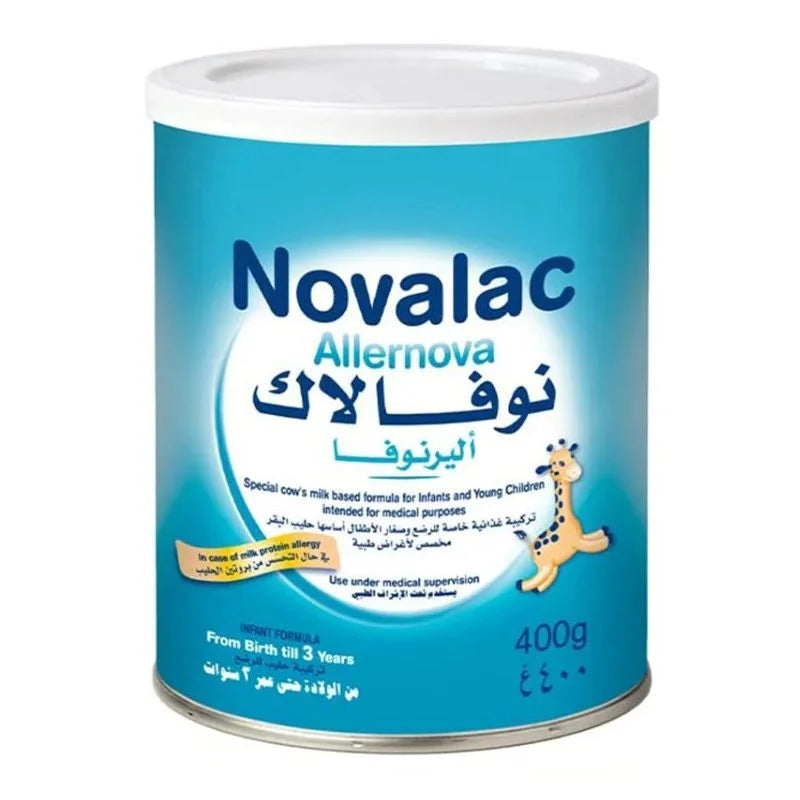 نوفالاك (Novalac) حليب أليرنوفا، تركيبة متخصصة - مسحوق - 400 غم