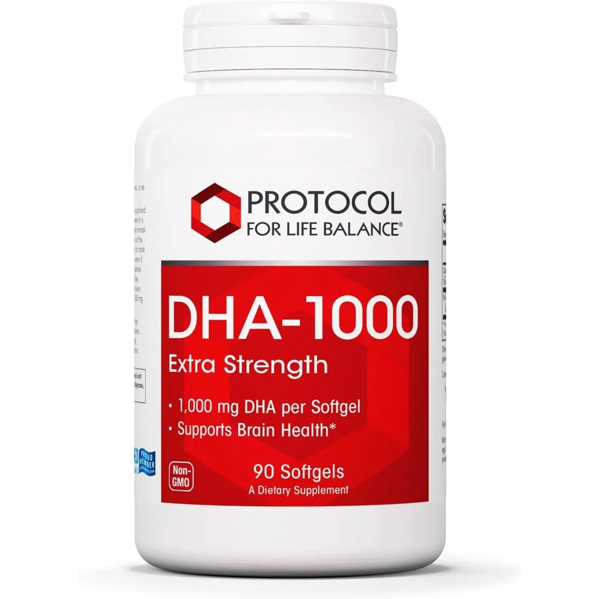 بروتوكول (Protocol) دي إتش إيه-1000 زيت السمك، يدعم صحة القلب والدماغ ويقلل الالتهاب، 60 كبسولة هلامية