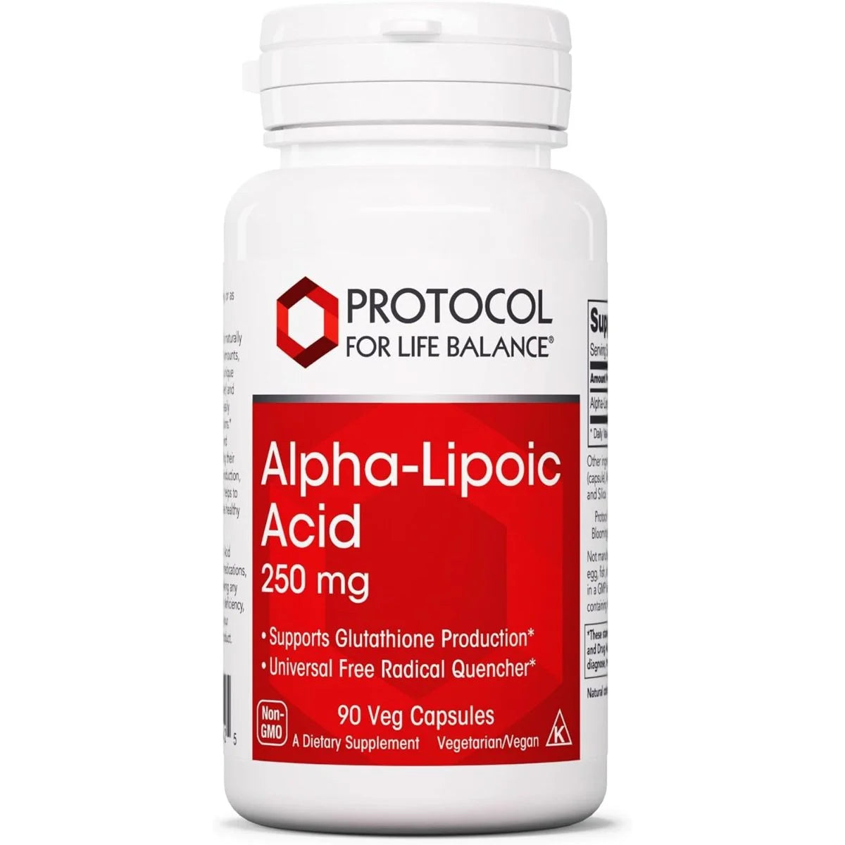 بروتوكول حمض ألفا ليبويك (Alpha Lipoic Acid Protocol) 600 ملغ، كبسولات - 60 كبسولة