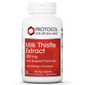 بروتوكول مستخلص حليب الشوك (Milk Thistle Extract) 300 ملغم، كبسولات - 90 كبسولة