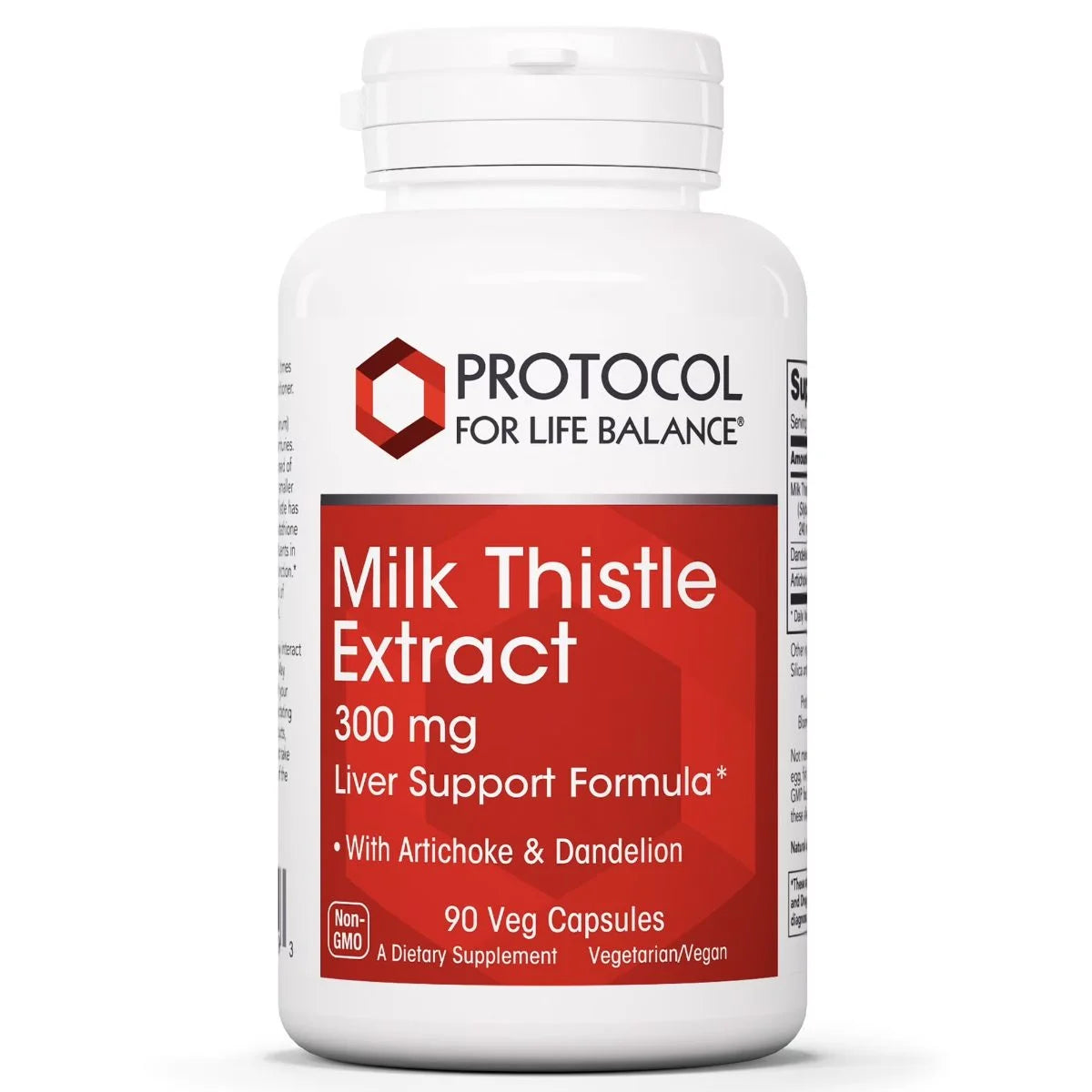 بروتوكول مستخلص حليب الشوك (Milk Thistle Extract) 300 ملغم، كبسولات - 90 كبسولة