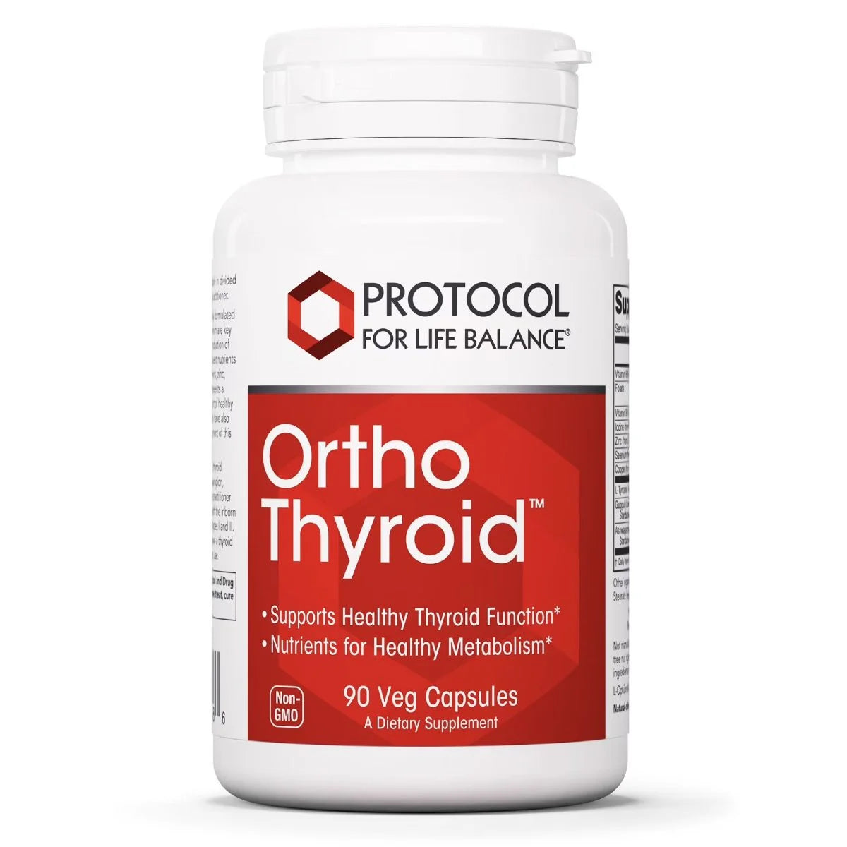 أورثو (Ortho) مكمل دعم الغدة الدرقية، لدعم وظائف الغدة الدرقية الصحية وإنتاج الهرمونات، كبسولات - 90 كبسولة