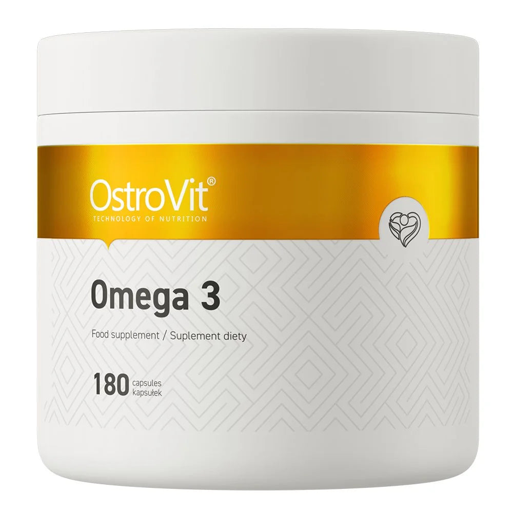 أوستروفيت (OstroVit) أوميغا 3، مكمل غذائي، كبسولات - 180 كبسولة