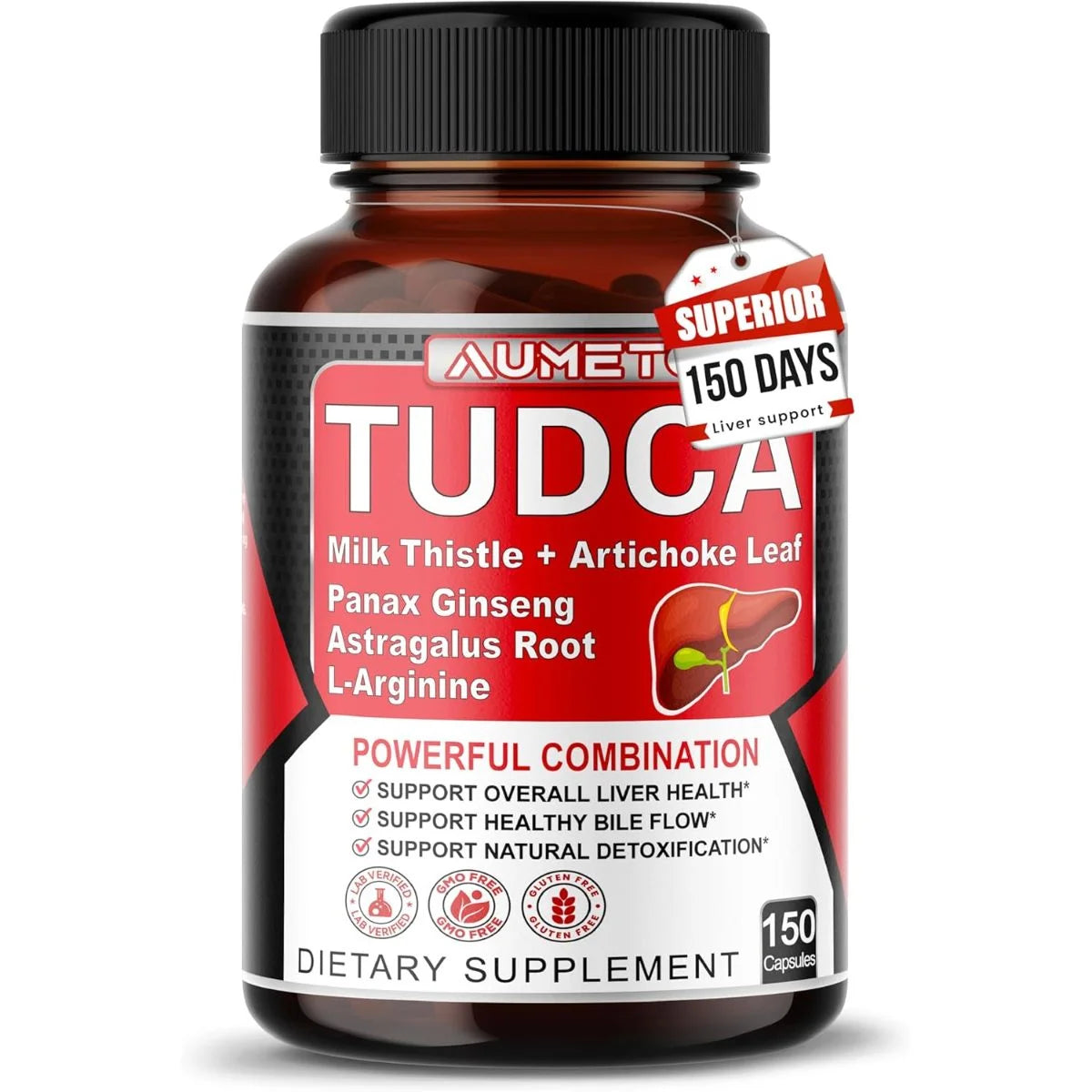 أوميتو (AUMETO) TUDCA لدعم صحة الكبد، كبسولات - 60 كبسولة