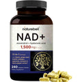 Naturebell (نيتشر بيل) NAD+ ريسفيراترول وحمض الهيالورونيك لدعم الصحة الخلوية والشيخوخة الصحية، كبسولات - 240 كبسولة