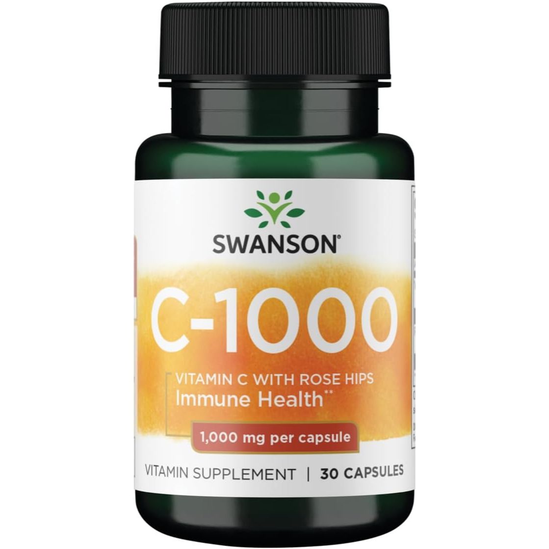 سوانسون (Swanson) فيتامين سي 1000 ملغ لدعم المناعة، كبسولات - 30 كبسولة