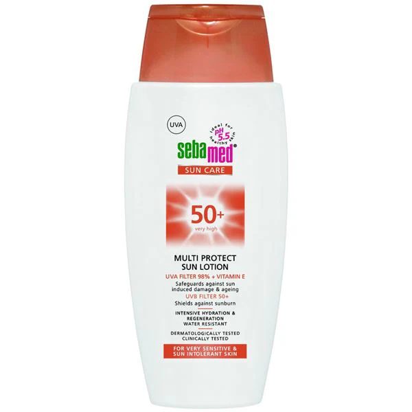 سيباميد (Sebamed) لوشن الحماية المتعددة بعامل حماية 50+، حماية عالية من أشعة الشمس - 150 مل