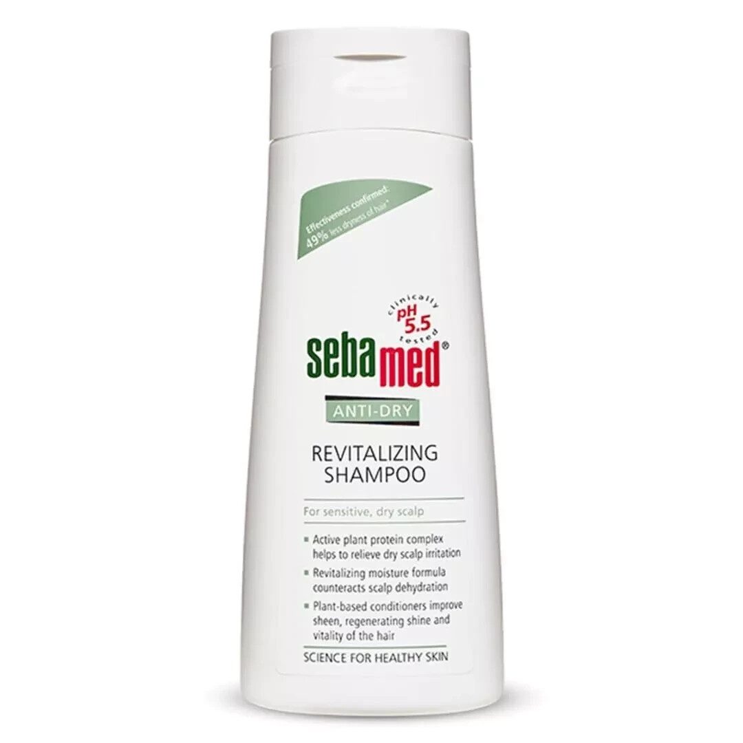سيبا ميد (Sebamed) شامبو منعش لفروة الرأس الحساسة والجافة، منظف ومرطب - 200 مل